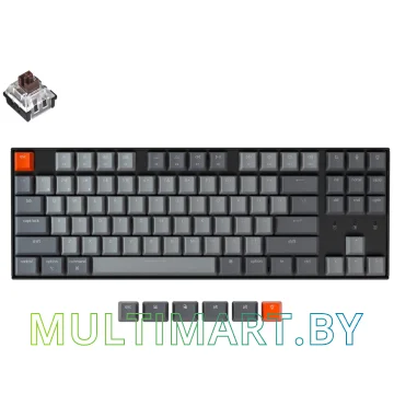 Клавиатура Keychron K8 Wireless White LED K8-G3 (Gateron G Pro Brown)